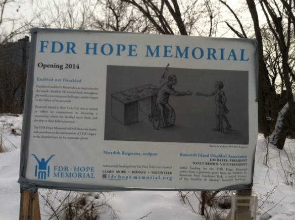 Roosevelt Island FDR Hope Memorial photo